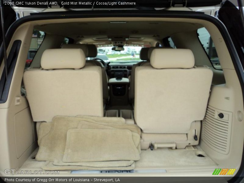 Gold Mist Metallic / Cocoa/Light Cashmere 2008 GMC Yukon Denali AWD