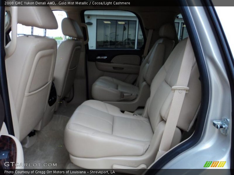Gold Mist Metallic / Cocoa/Light Cashmere 2008 GMC Yukon Denali AWD