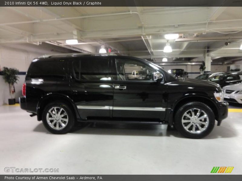 Liquid Onyx Black / Graphite 2010 Infiniti QX 56 4WD