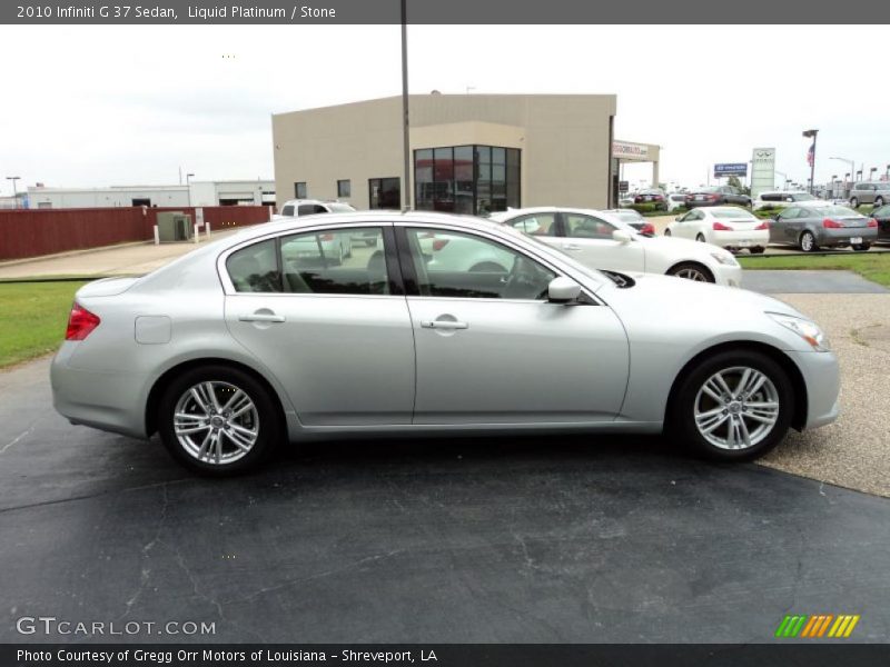 Liquid Platinum / Stone 2010 Infiniti G 37 Sedan