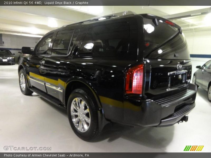 Liquid Onyx Black / Graphite 2010 Infiniti QX 56 4WD