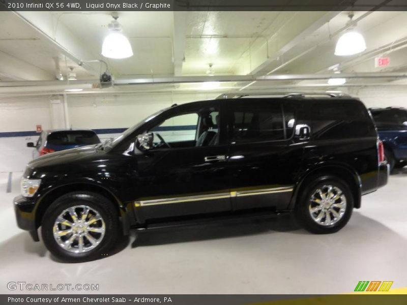 Liquid Onyx Black / Graphite 2010 Infiniti QX 56 4WD