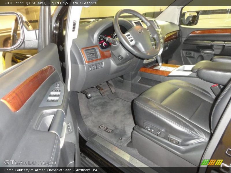 Liquid Onyx Black / Graphite 2010 Infiniti QX 56 4WD