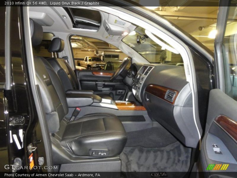 Liquid Onyx Black / Graphite 2010 Infiniti QX 56 4WD