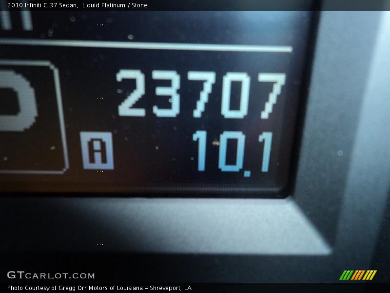 Liquid Platinum / Stone 2010 Infiniti G 37 Sedan
