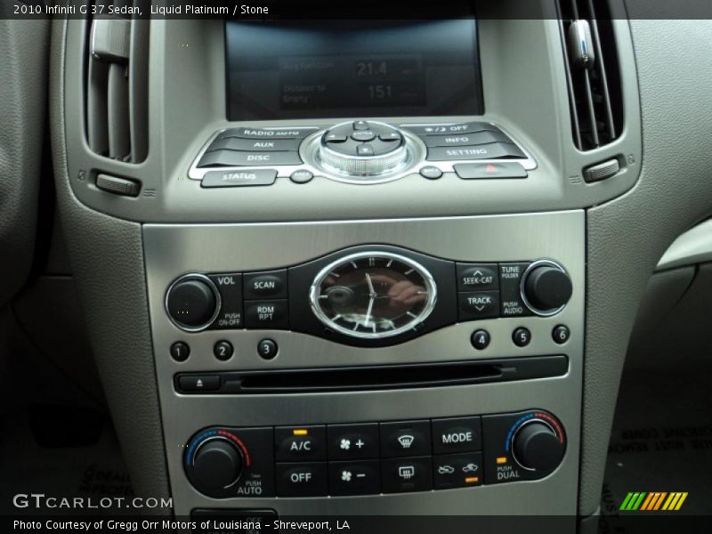 Liquid Platinum / Stone 2010 Infiniti G 37 Sedan