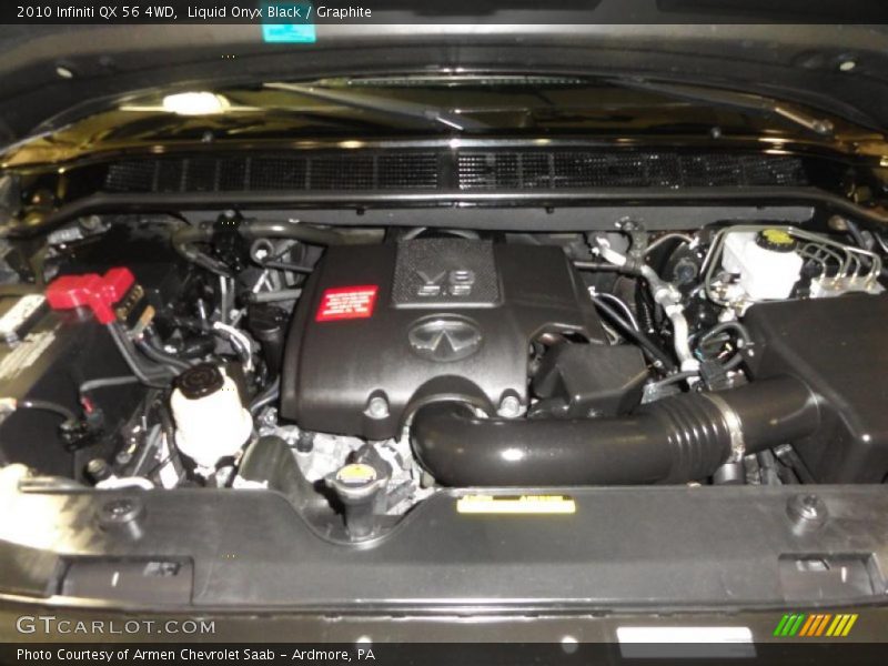 Liquid Onyx Black / Graphite 2010 Infiniti QX 56 4WD