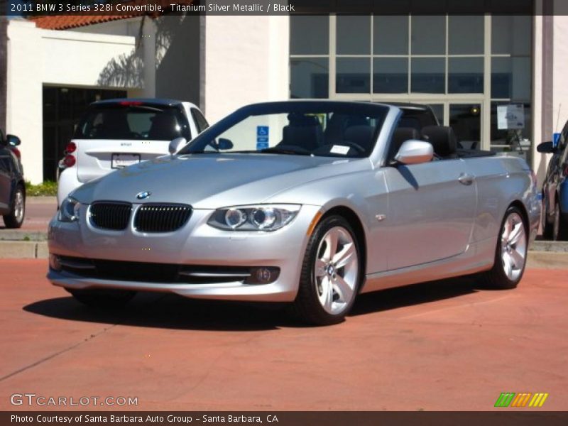 Front 3/4 View of 2011 3 Series 328i Convertible