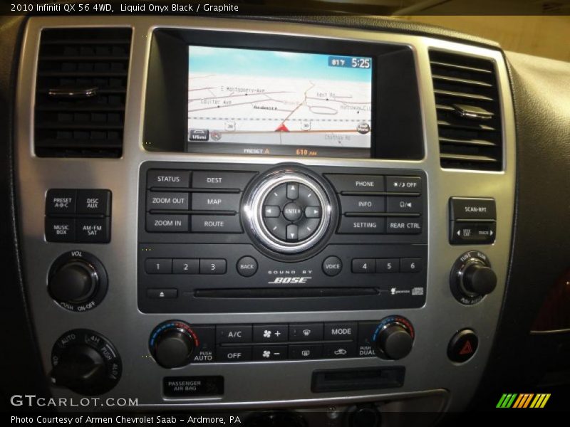 Navigation of 2010 QX 56 4WD