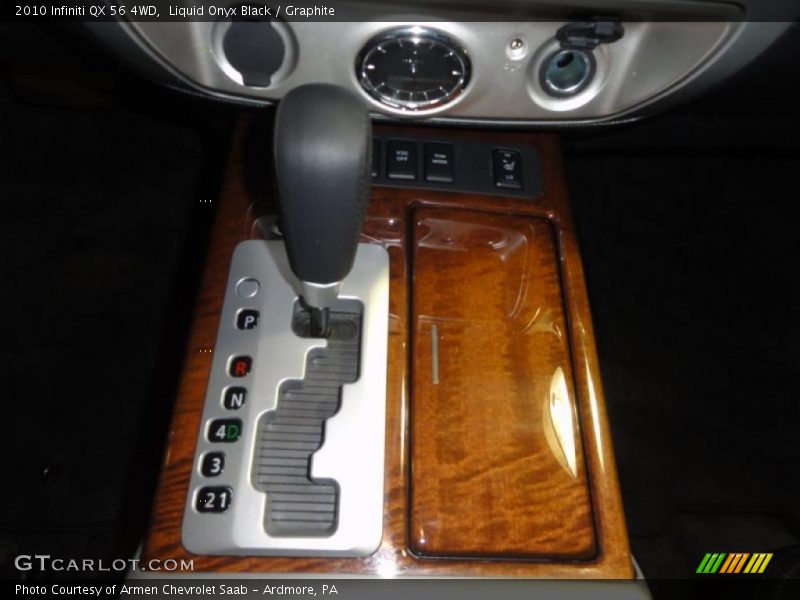  2010 QX 56 4WD 5 Speed Automatic Shifter
