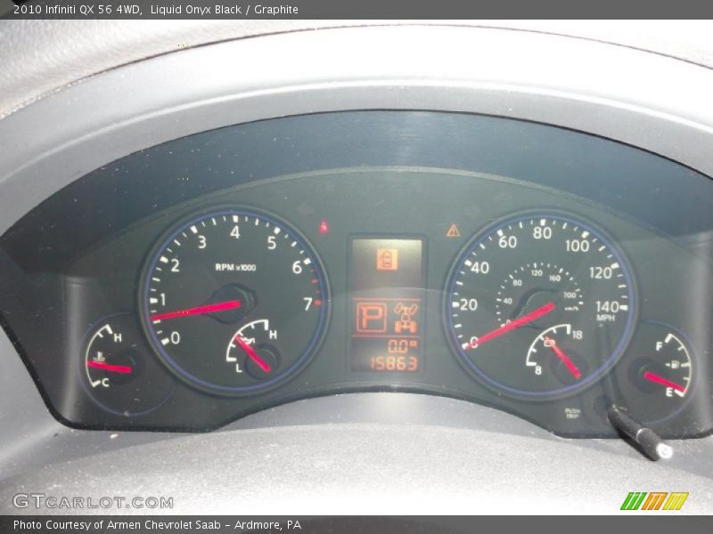  2010 QX 56 4WD 56 4WD Gauges