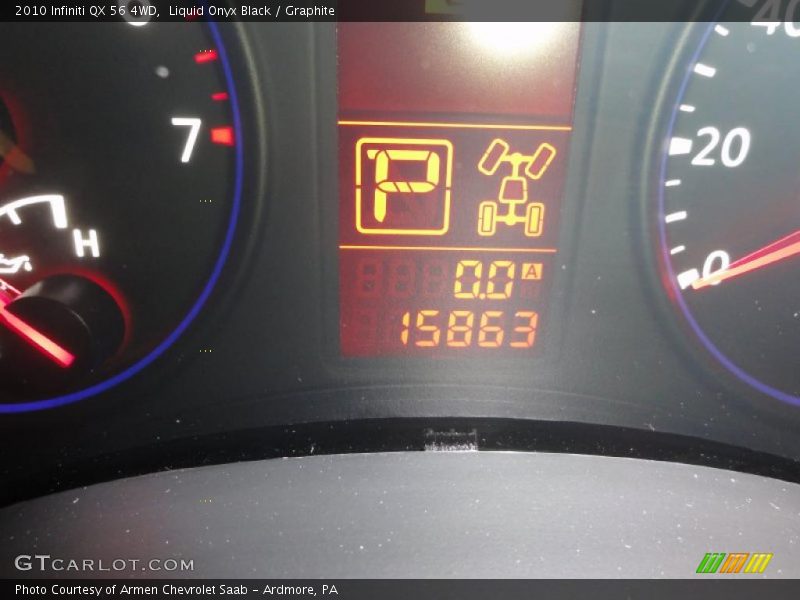 Liquid Onyx Black / Graphite 2010 Infiniti QX 56 4WD