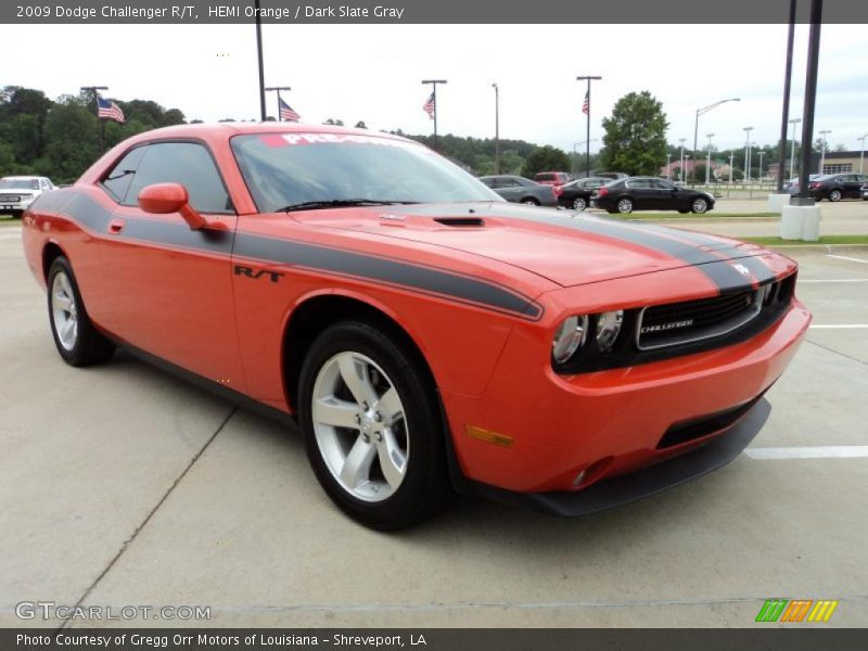 HEMI Orange / Dark Slate Gray 2009 Dodge Challenger R/T