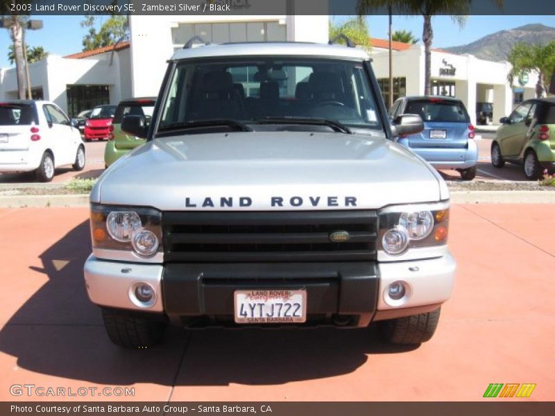 Zambezi Silver / Black 2003 Land Rover Discovery SE