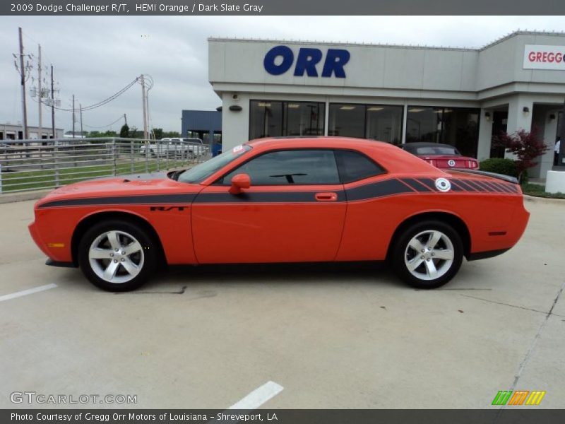 HEMI Orange / Dark Slate Gray 2009 Dodge Challenger R/T