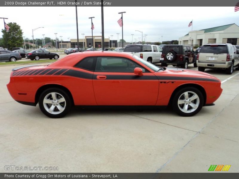 HEMI Orange / Dark Slate Gray 2009 Dodge Challenger R/T