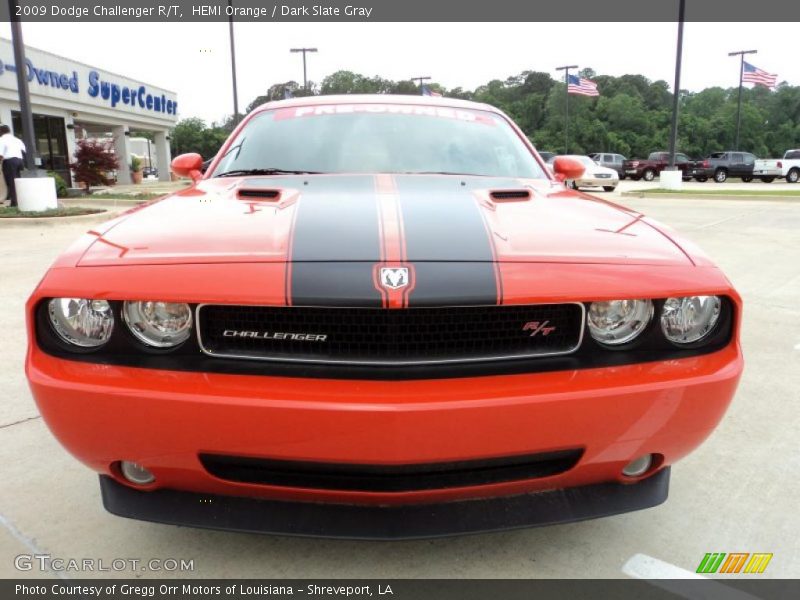HEMI Orange / Dark Slate Gray 2009 Dodge Challenger R/T