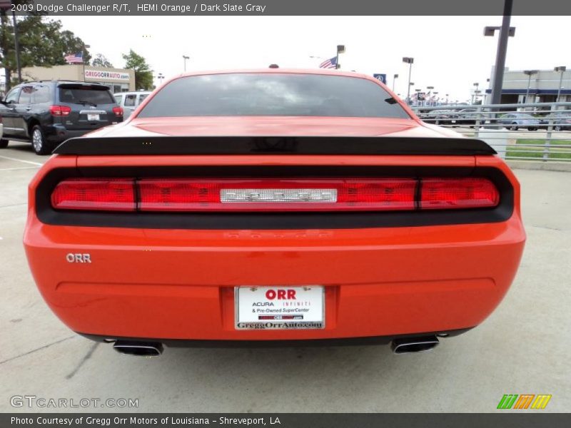 HEMI Orange / Dark Slate Gray 2009 Dodge Challenger R/T