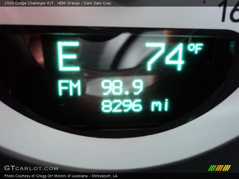 HEMI Orange / Dark Slate Gray 2009 Dodge Challenger R/T