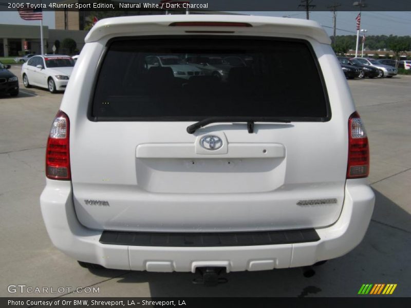 Natural White / Dark Charcoal 2006 Toyota 4Runner Sport Edition