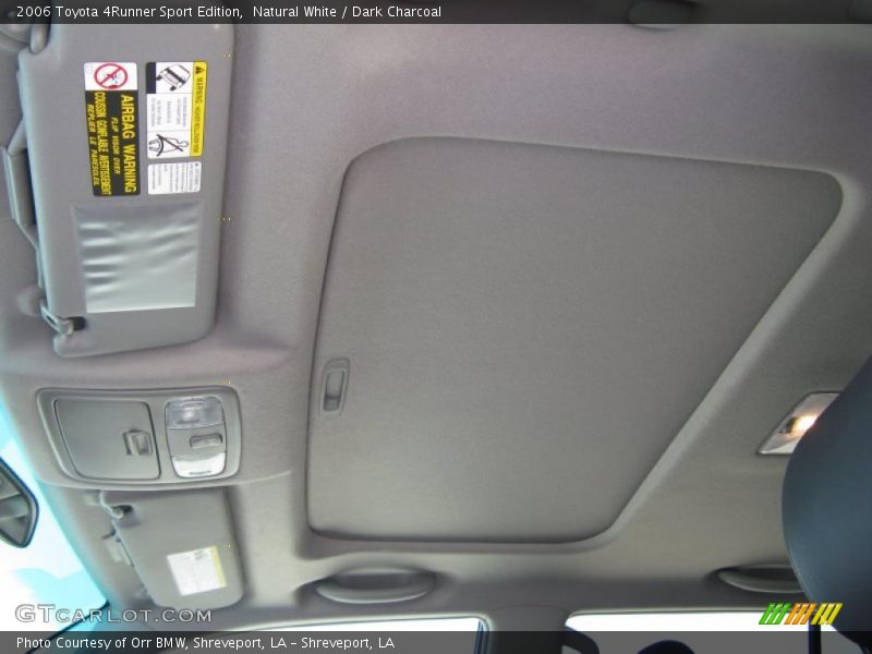 Natural White / Dark Charcoal 2006 Toyota 4Runner Sport Edition