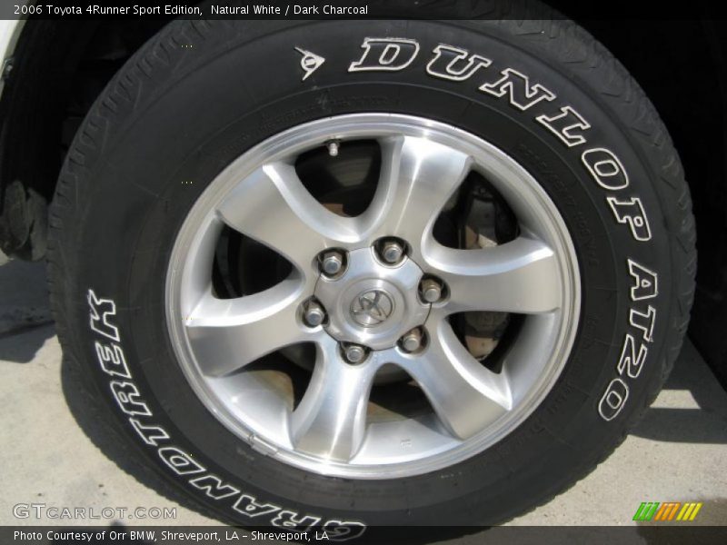 Natural White / Dark Charcoal 2006 Toyota 4Runner Sport Edition