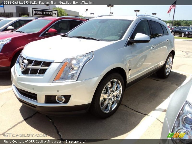 Radiant Silver Metallic / Ebony/Titanium 2011 Cadillac SRX FWD