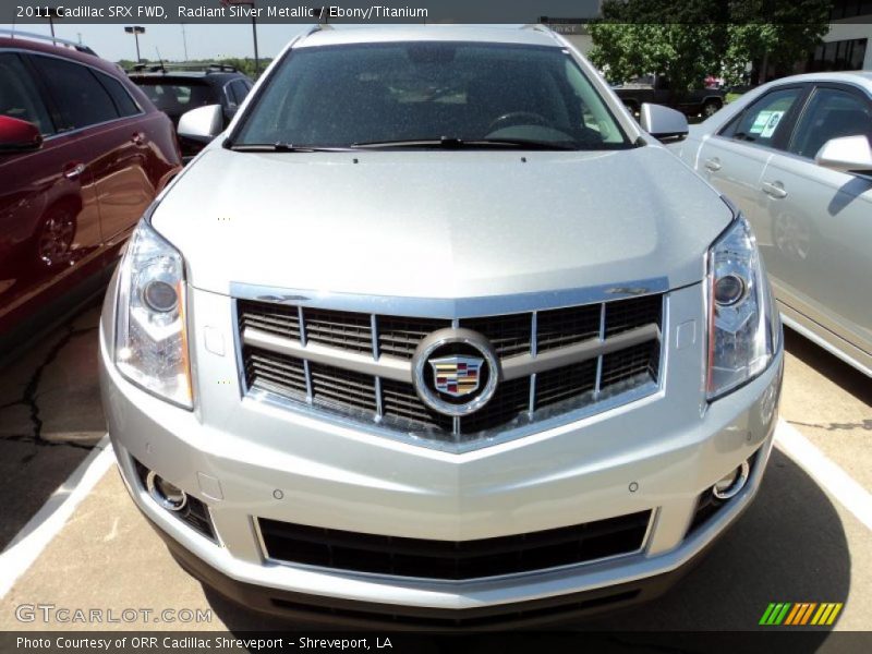 Radiant Silver Metallic / Ebony/Titanium 2011 Cadillac SRX FWD