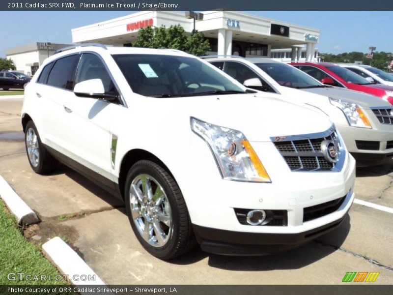 Platinum Ice Tricoat / Shale/Ebony 2011 Cadillac SRX FWD