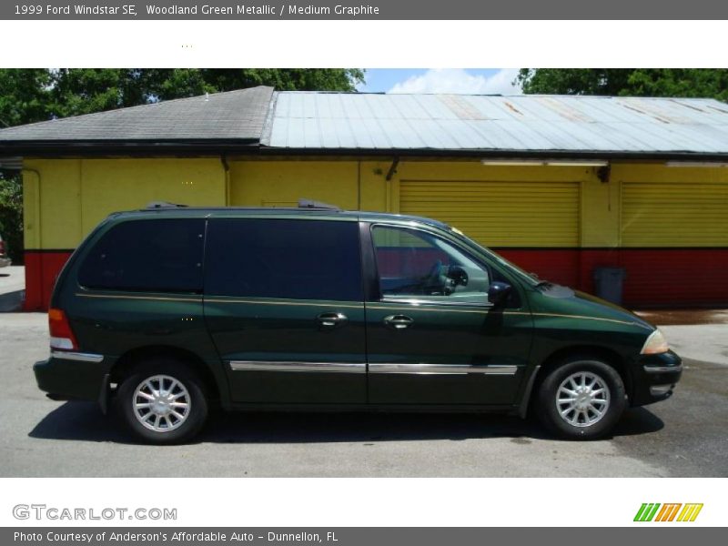 Woodland Green Metallic / Medium Graphite 1999 Ford Windstar SE
