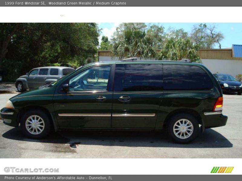 Woodland Green Metallic / Medium Graphite 1999 Ford Windstar SE
