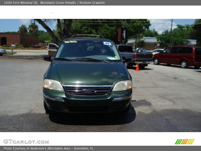 Woodland Green Metallic / Medium Graphite 1999 Ford Windstar SE