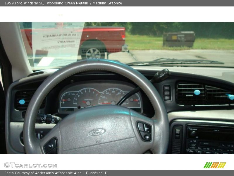 Woodland Green Metallic / Medium Graphite 1999 Ford Windstar SE