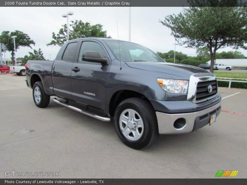 Slate Gray Metallic / Graphite Gray 2008 Toyota Tundra Double Cab