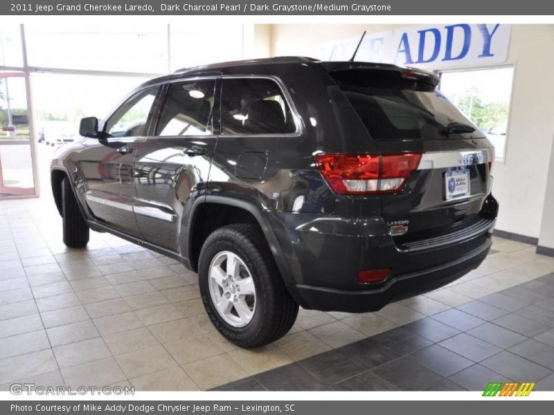 Dark Charcoal Pearl / Dark Graystone/Medium Graystone 2011 Jeep Grand Cherokee Laredo