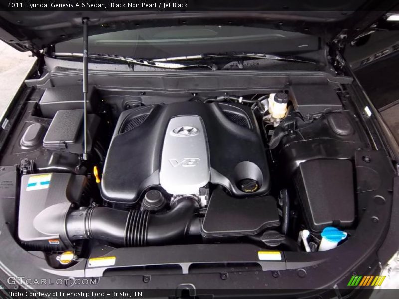  2011 Genesis 4.6 Sedan Engine - 4.6 Liter DOHC 32-Valve CVVT V8