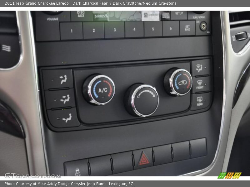 Dark Charcoal Pearl / Dark Graystone/Medium Graystone 2011 Jeep Grand Cherokee Laredo