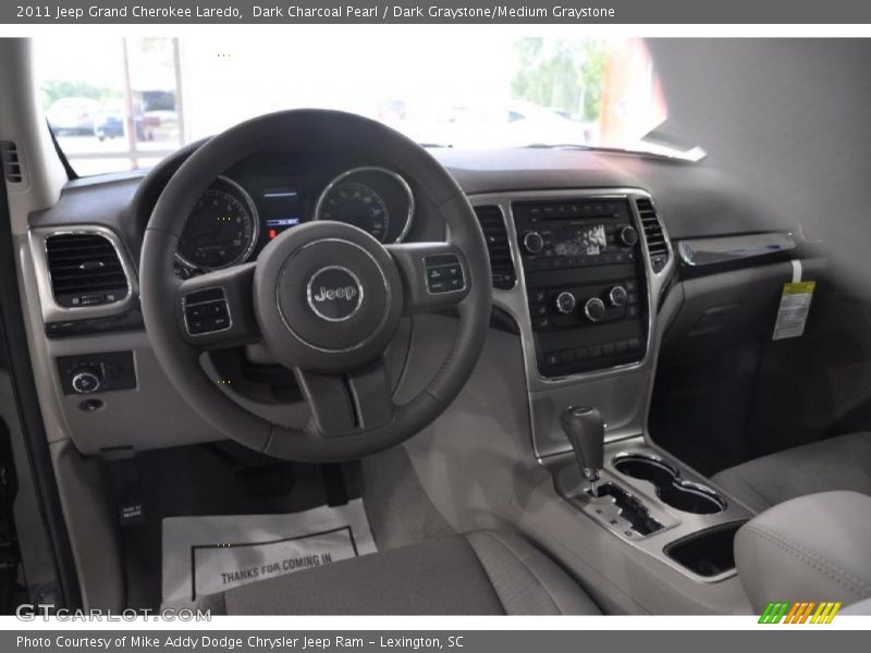 Dark Charcoal Pearl / Dark Graystone/Medium Graystone 2011 Jeep Grand Cherokee Laredo