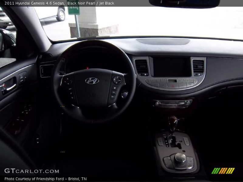 Black Noir Pearl / Jet Black 2011 Hyundai Genesis 4.6 Sedan