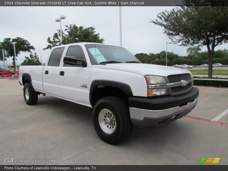 Summit White / Dark Charcoal 2004 Chevrolet Silverado 3500HD LT Crew Cab 4x4