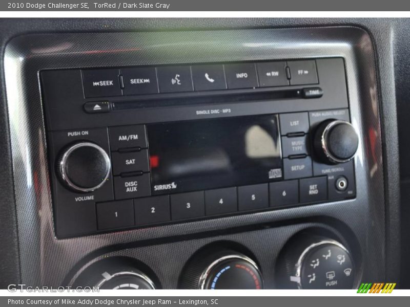 TorRed / Dark Slate Gray 2010 Dodge Challenger SE