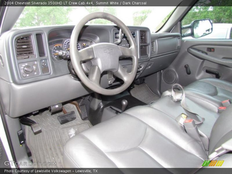 Dark Charcoal Interior - 2004 Silverado 3500HD LT Crew Cab 4x4 