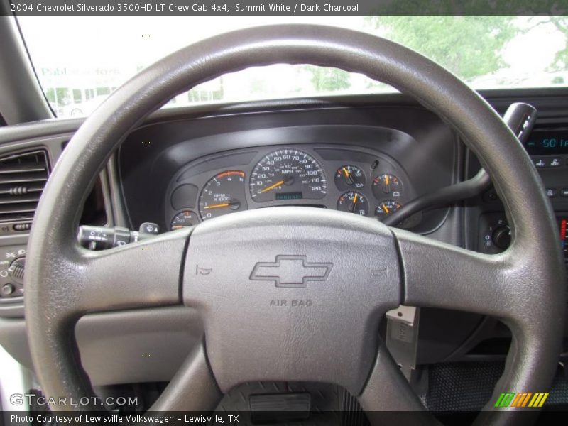 Summit White / Dark Charcoal 2004 Chevrolet Silverado 3500HD LT Crew Cab 4x4