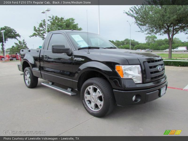 Front 3/4 View of 2009 F150 STX Regular Cab