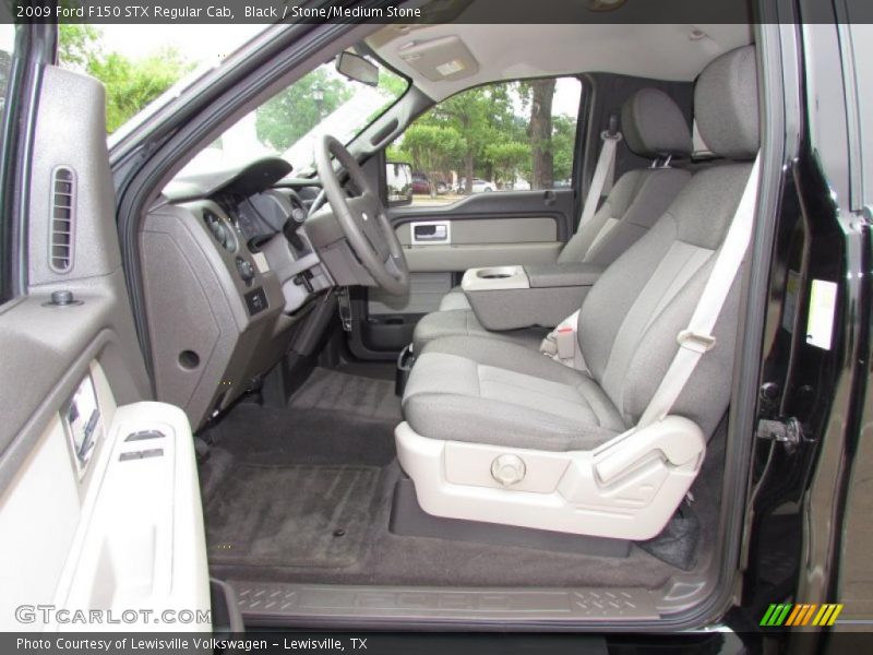  2009 F150 STX Regular Cab Stone/Medium Stone Interior