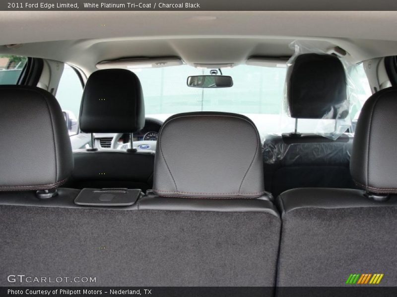 White Platinum Tri-Coat / Charcoal Black 2011 Ford Edge Limited