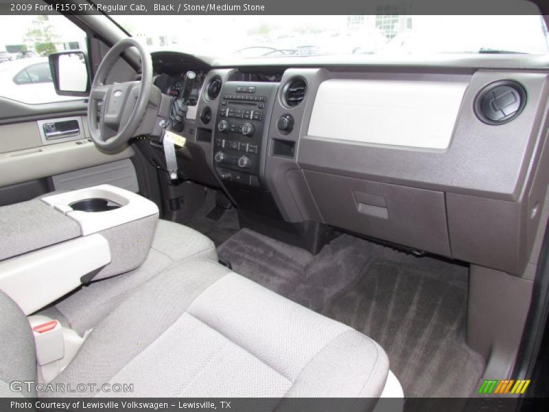Black / Stone/Medium Stone 2009 Ford F150 STX Regular Cab