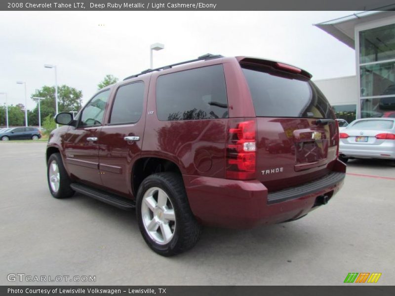Deep Ruby Metallic / Light Cashmere/Ebony 2008 Chevrolet Tahoe LTZ