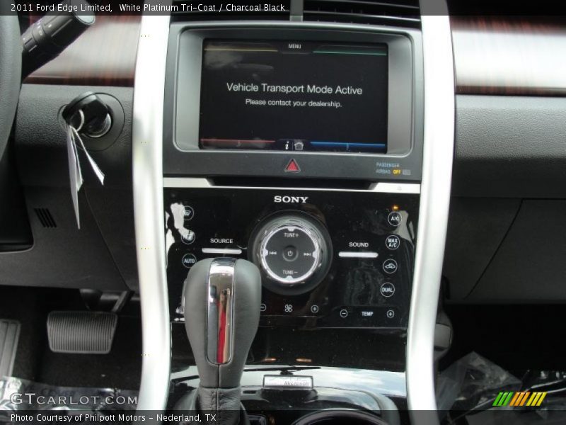 White Platinum Tri-Coat / Charcoal Black 2011 Ford Edge Limited