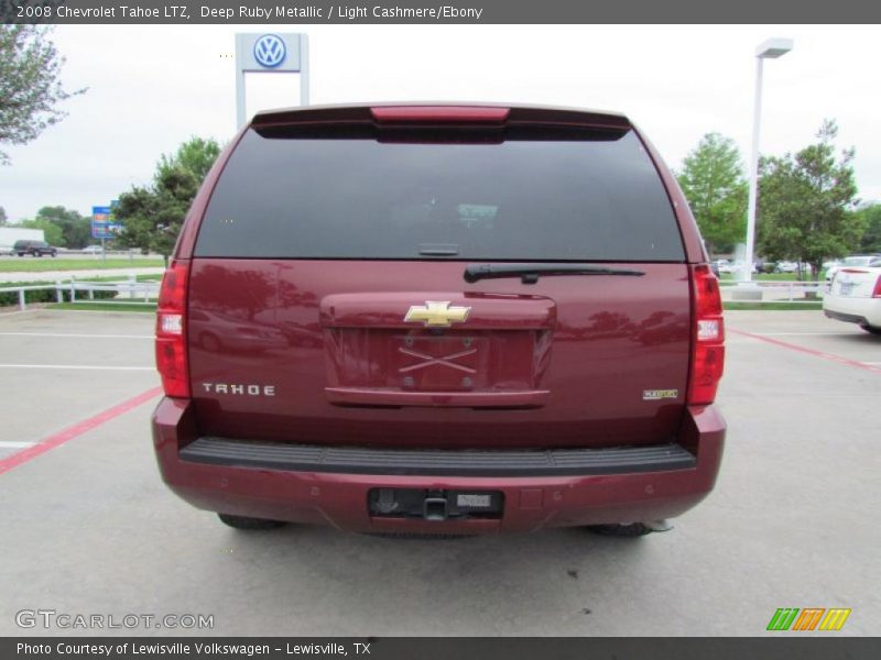 Deep Ruby Metallic / Light Cashmere/Ebony 2008 Chevrolet Tahoe LTZ